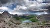 	Rock Lake from Moon Pass - Weminuche Wilderness