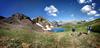 	Mt Nebo Over Lake on the Continental Divide Trail - Weminuche Wilderness