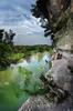 	Cliff Jumper at Kirk and Alvin's Wall - Barton Creek - Austin - Texas