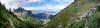 	Highline Trail Overlooking Going To the Sun Road - Glacier National Park