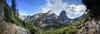 	Half Dome Liberty Cap and Nevada Fall - John Muir Trail