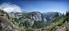 	Nevada and Vernal Falls from near Grizzly Peak - Yosemite Valley