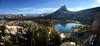 	Cathedral Peak Over Upper Cathedral Lake - John Muir Trail