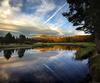 	Sunset on Kuna Crest Reflected in the Lyell Fork of the Tuolumne River - Yosemite