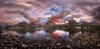 	Sunset Cloudscape over Garnet Lake and Banner Peak - Sierra