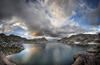 	Sunset at Middle Nydiver Lake - Sierra