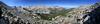 	Evolution Lake and Valley Panorama from Darwin Bench - Sierra