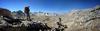 	Hikers Entering Dusy Basin from Bishp Pass - Sierra