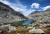 	Lower Palisade Lake from Above - John Muir Trail