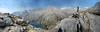 	Palisade Lakes from Above - John Muir Trail