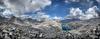 	Glen Pass and Rae Lakes Panorama from Painted Lady - Sierra