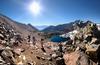 	Big Pothole Lake from Kearsarge Pass - Sierra