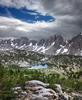 	Kearsarge lakes from Upper Trail - Sierra