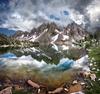 	Kearsarge Pinnacles Over Kearsarge Lakes - Sierra