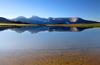 	Mt Whitney Over Bighorn Plateau Lake - John Muir Trail