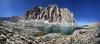 	Mt Hitchcock Over Lower Hitchcock Lake from Above - Sierra