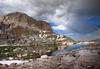 	Wotans Throne Over Trail Camp Lake - Mt Whitney Trail